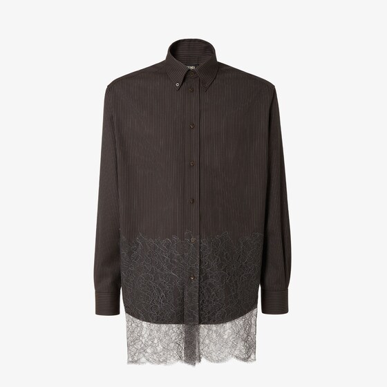 Fendi Shirt In Brown
