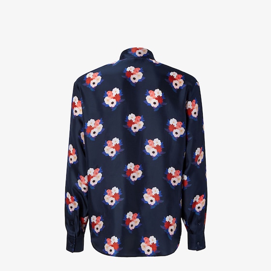 Fendi Oversized shirt with bowling collar and long sleeves | Thumbnail 2