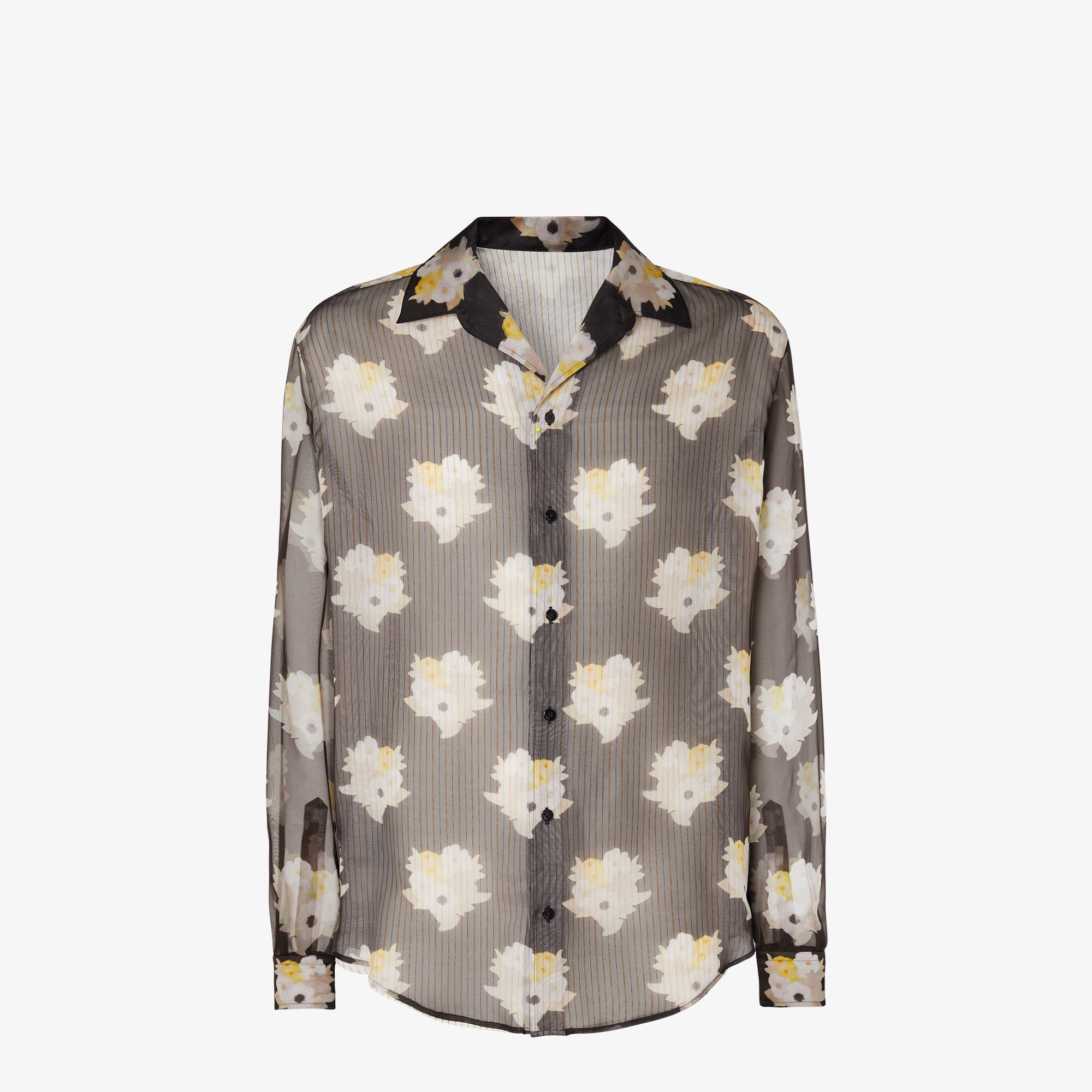 Fndiページ Shirt Silk Black | Fendi