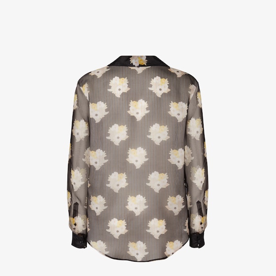 Fendi Oversized shirt with bowling collar and long sleeves | Thumbnail 2