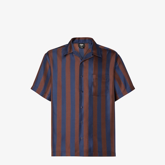 Fendi Shirt with bowling collar and short sleeves