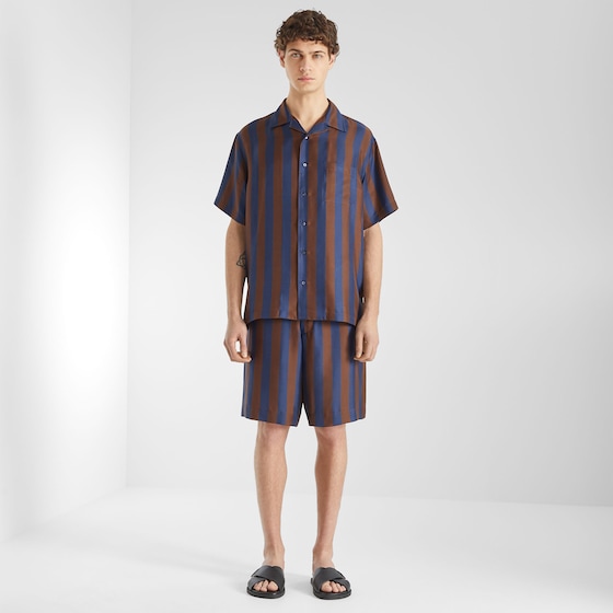 Fendi Shirt with bowling collar and short sleeves | Thumbnail 4