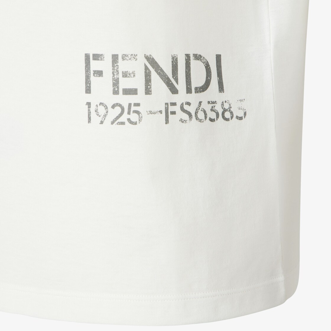 T-Shirt Ivory jersey T-shirt White - Image 3/3