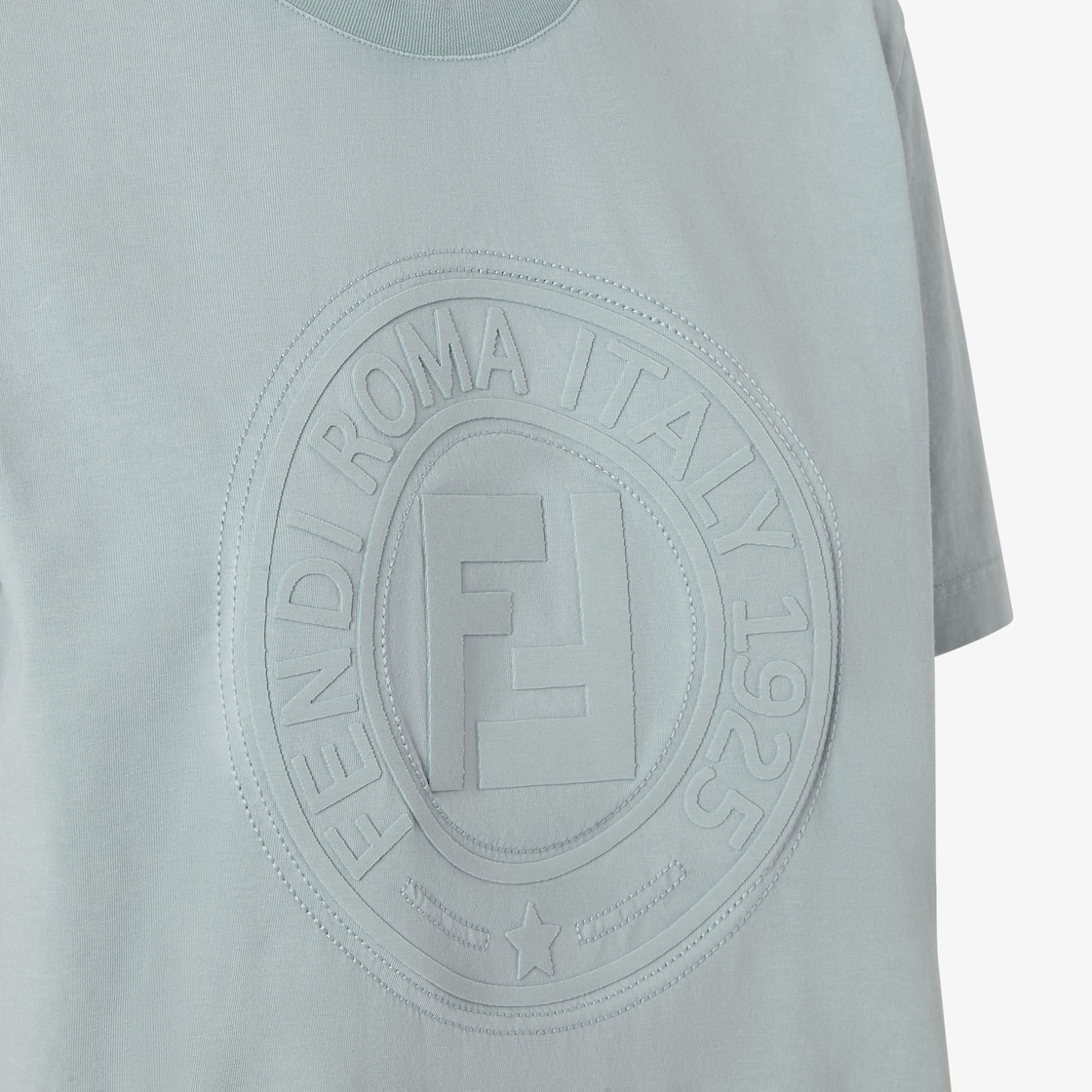 T-Shirt Light blue cotton T-shirt Light blue - Image 3/3