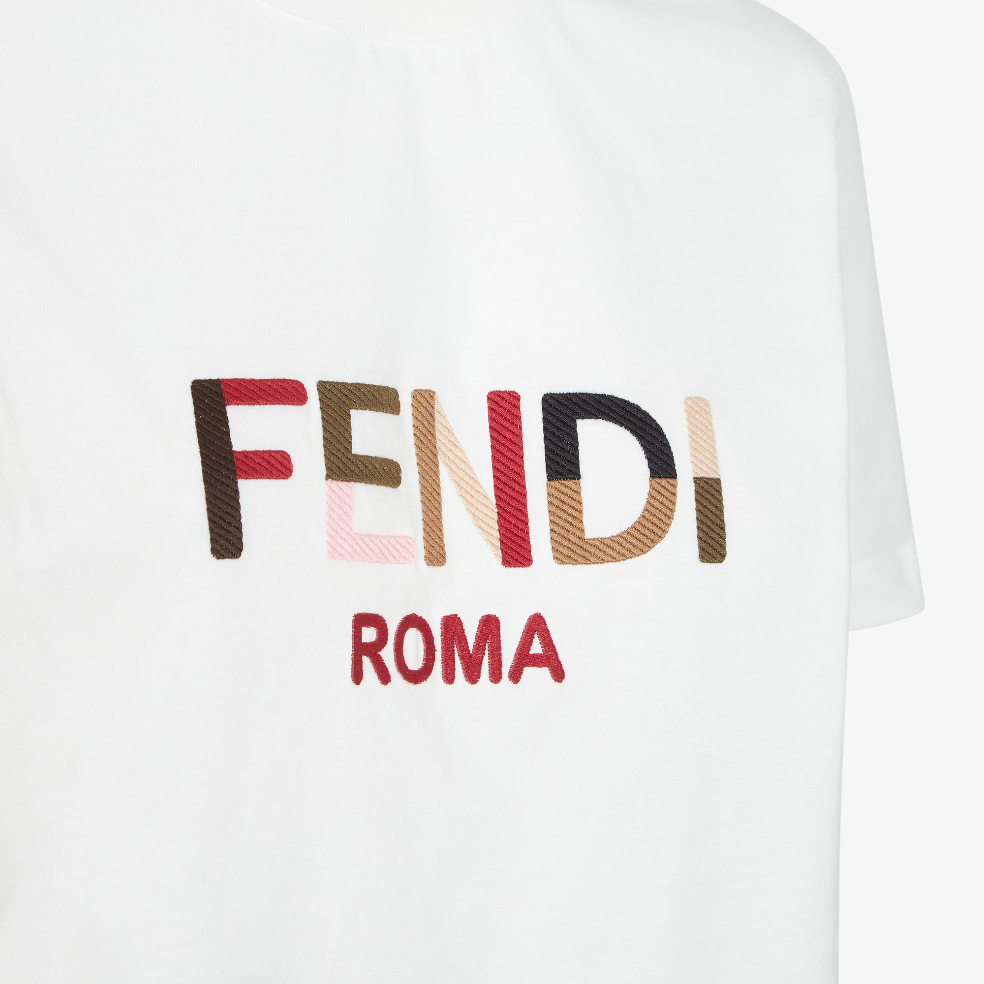 Fendi roma t shirt white best sale