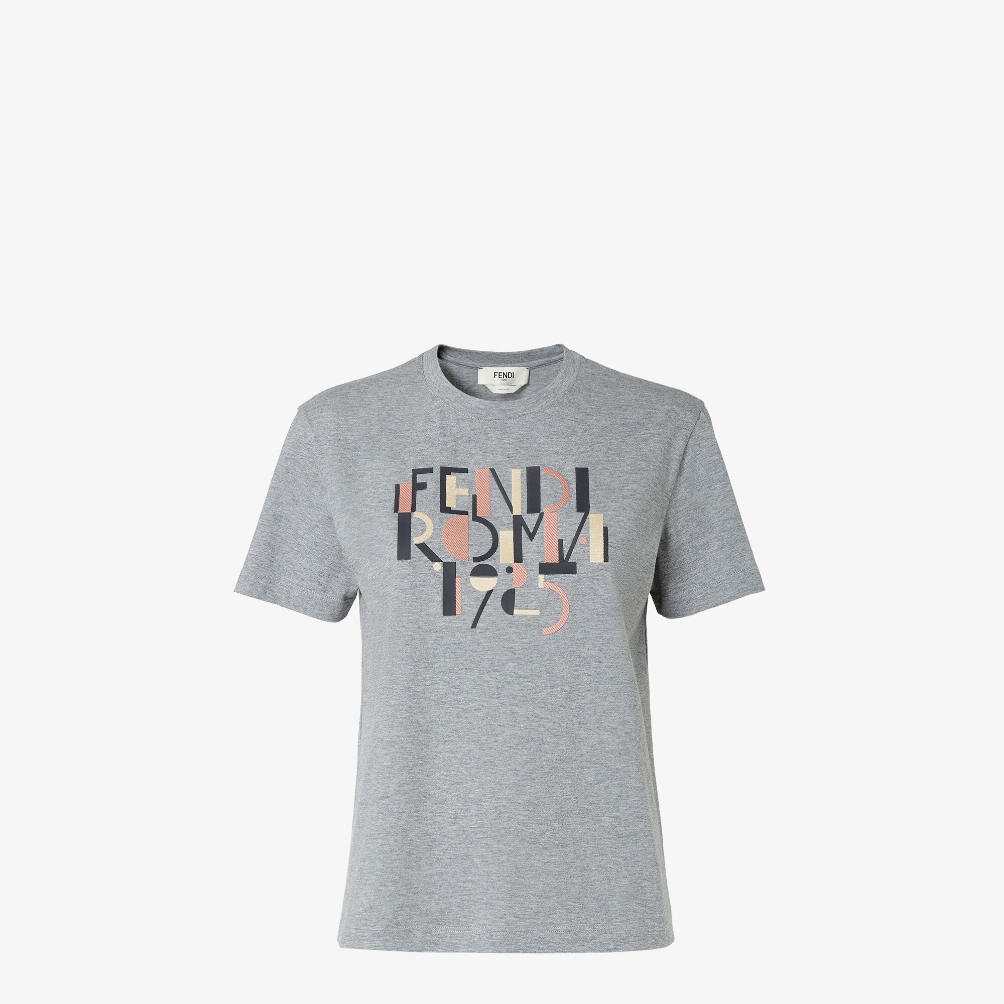 T-Shirt Cotton Gray | Fendi