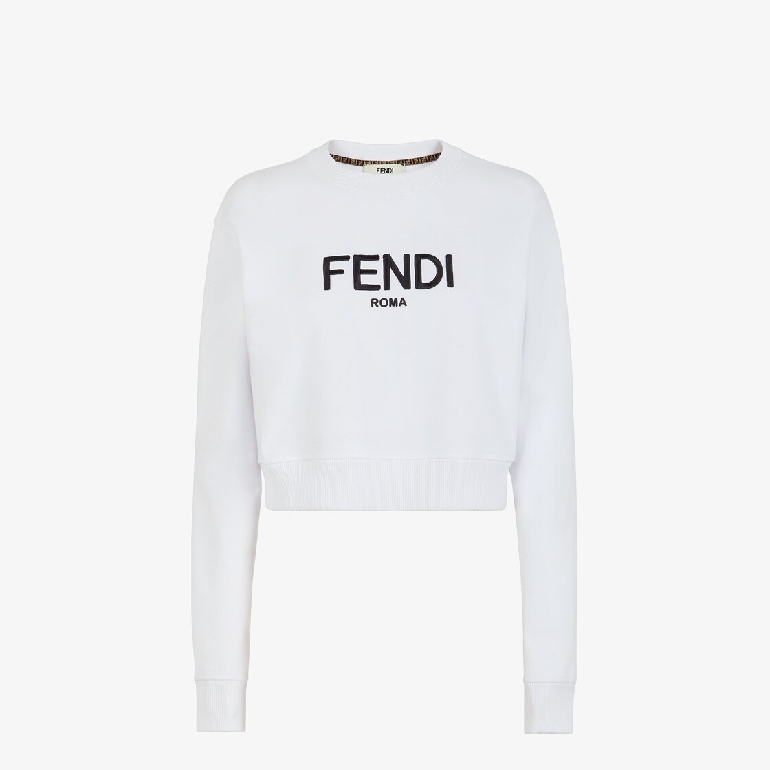 スウェットシャツ - ホワイトジャージー スウェットシャツ | Fendi