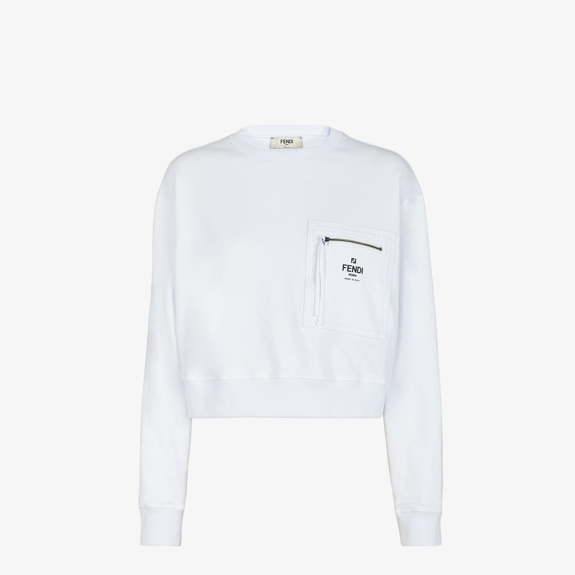 Sweatshirt White jersey sweatshirt Fendi