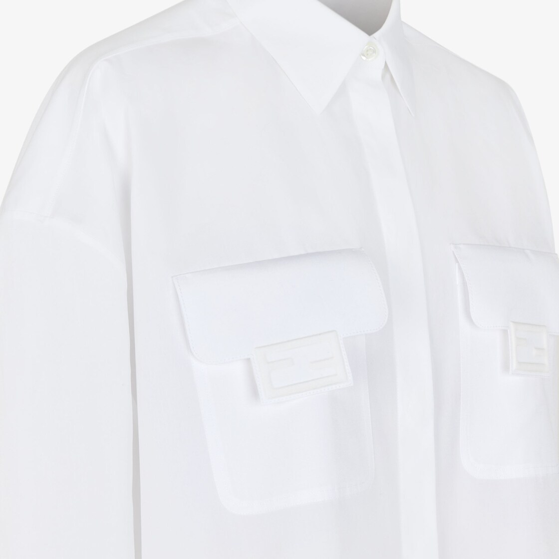 Fendi shirt white on sale