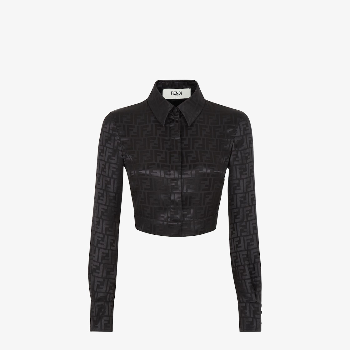 Shirt - Black silk shirt | Fendi