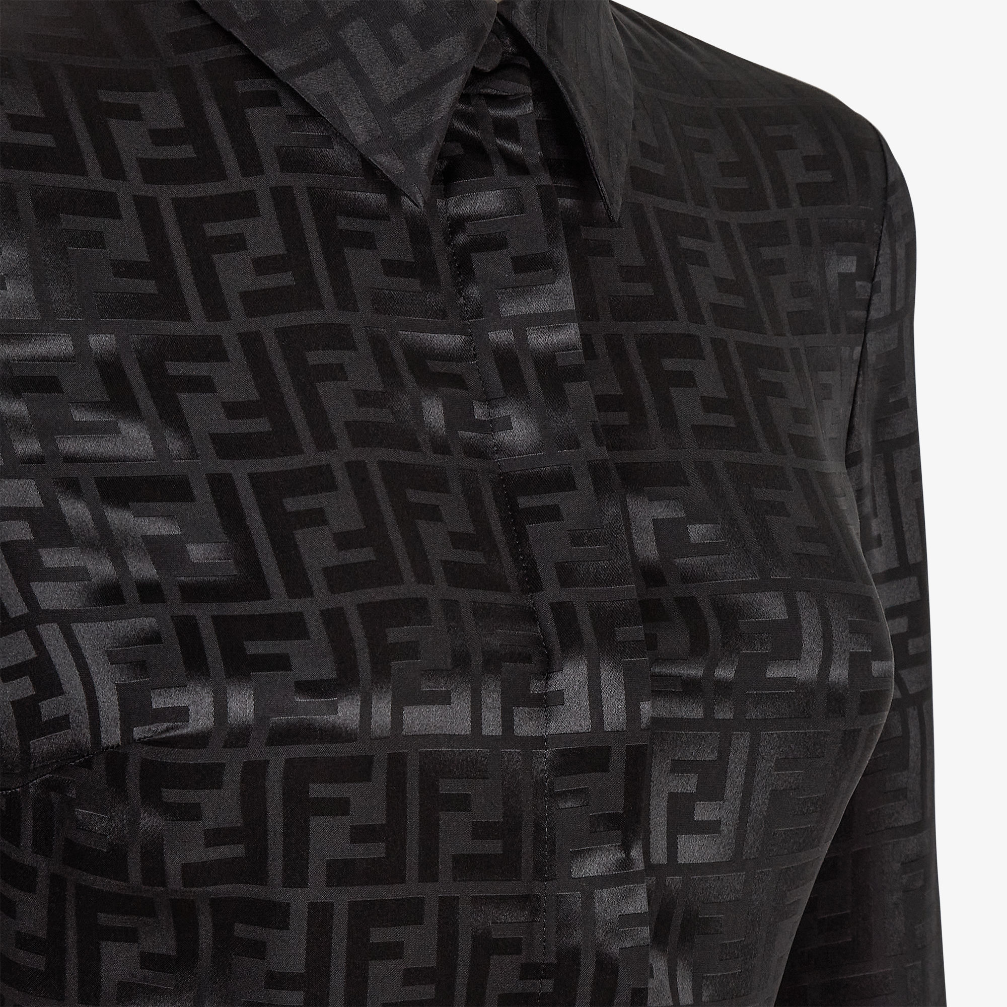 Shirt Silk Black | Fendi