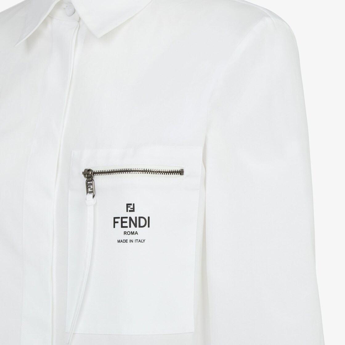 シャツ - ホワイトコットン シャツ | Fendi