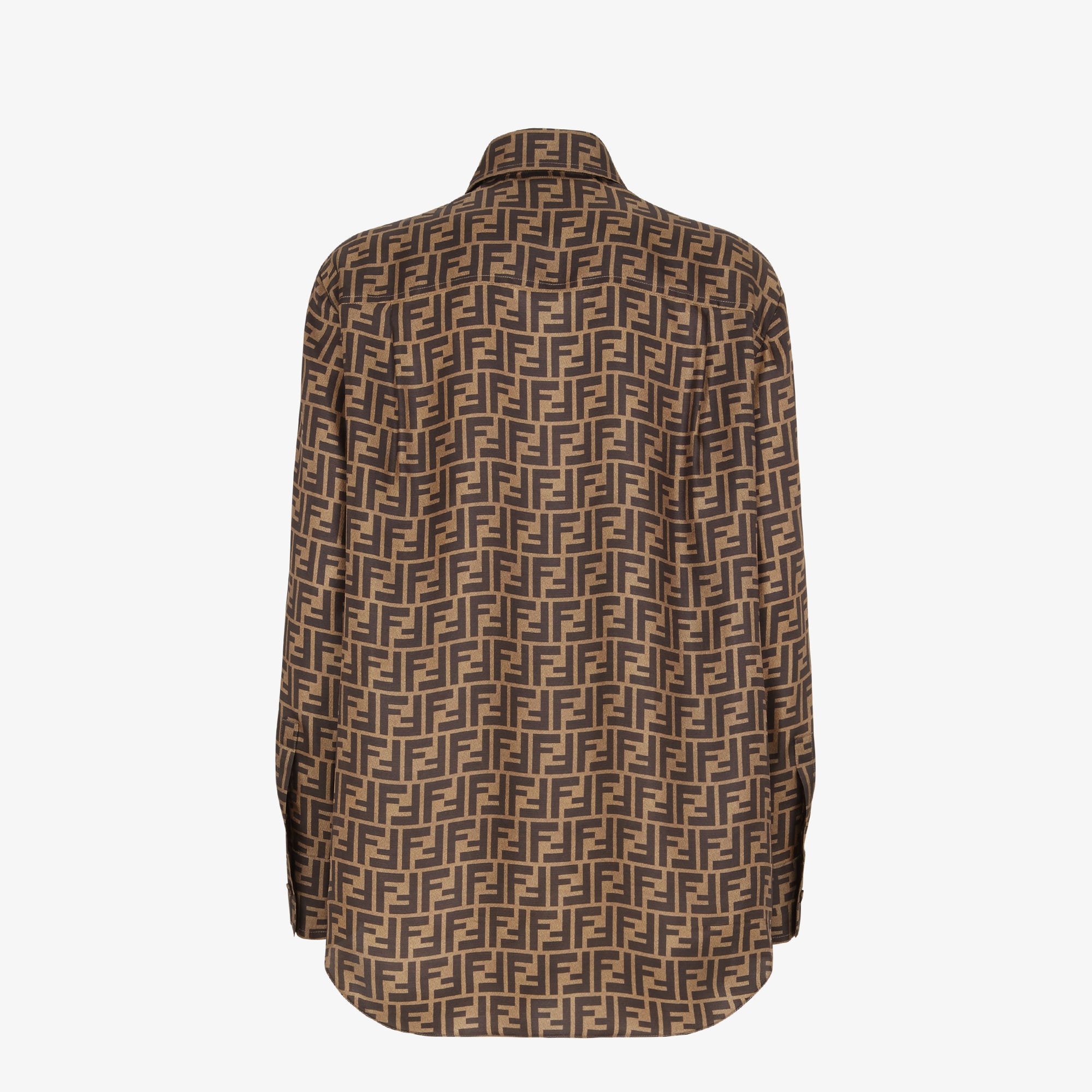 シャツ シルク ブラウン | Fendi シャツ シルク ブラウン | Fendi