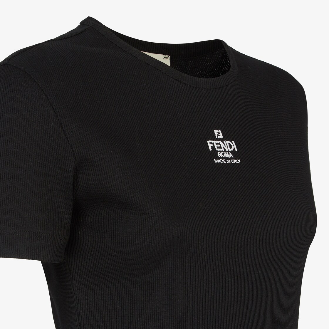 Top Black cotton jumper Black - Image 3/4