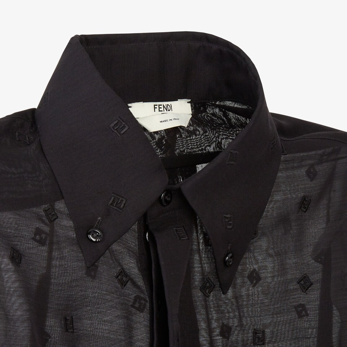 ShirtBlack wool and silk shirt