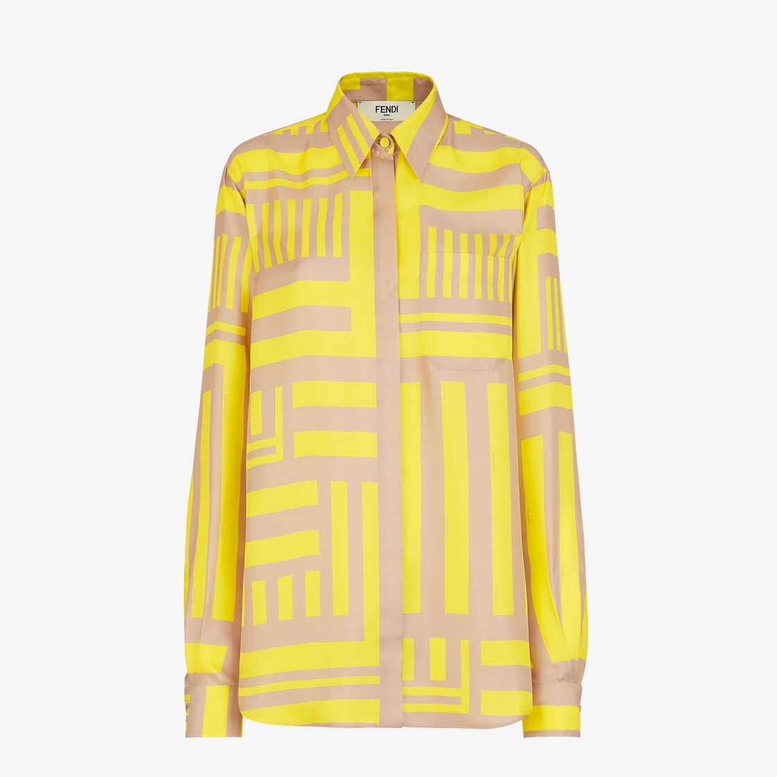 Colorful fendi shirt best sale