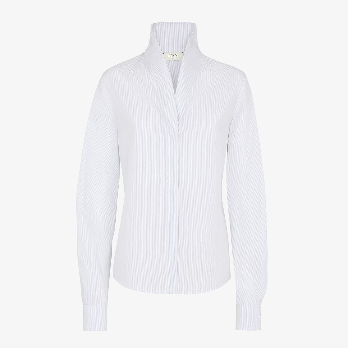 Shirt White cotton striped shirt White - Image 1/5