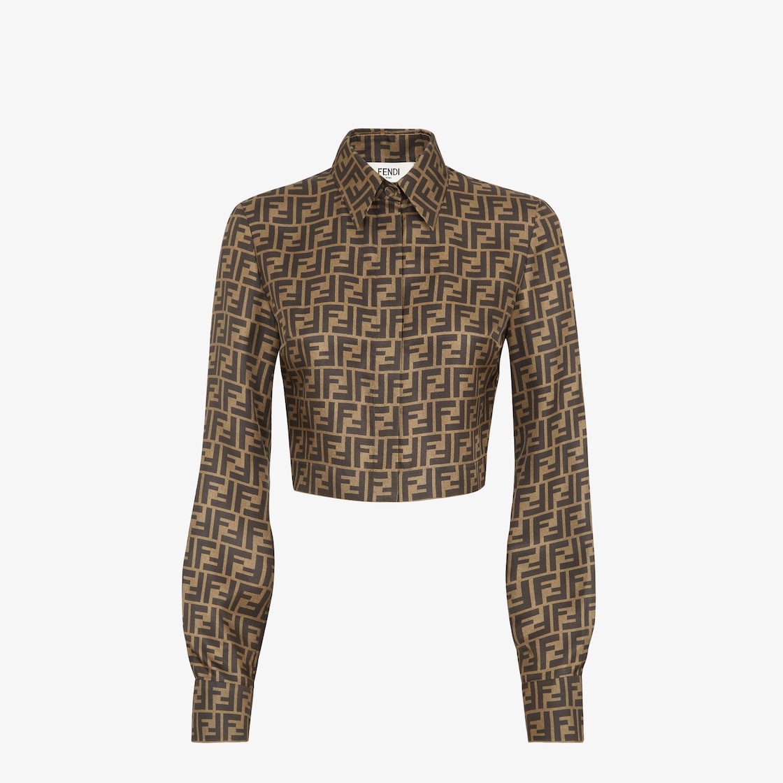 Top Silk Brown | Fendi Top Silk Brown | Fendi