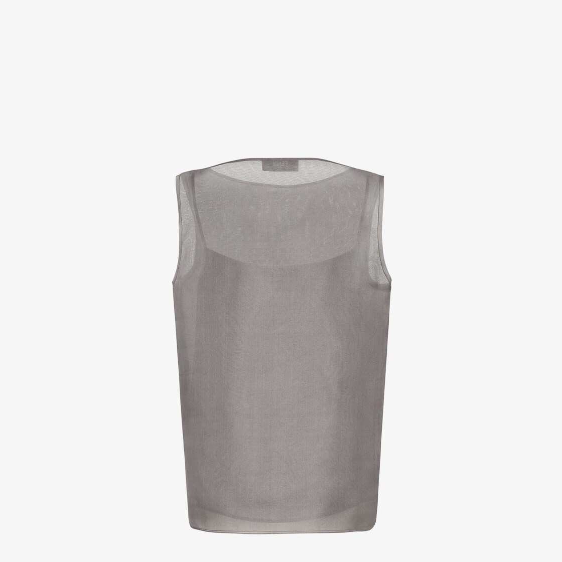 Top Grey printed organza top Grey - Image 2/4