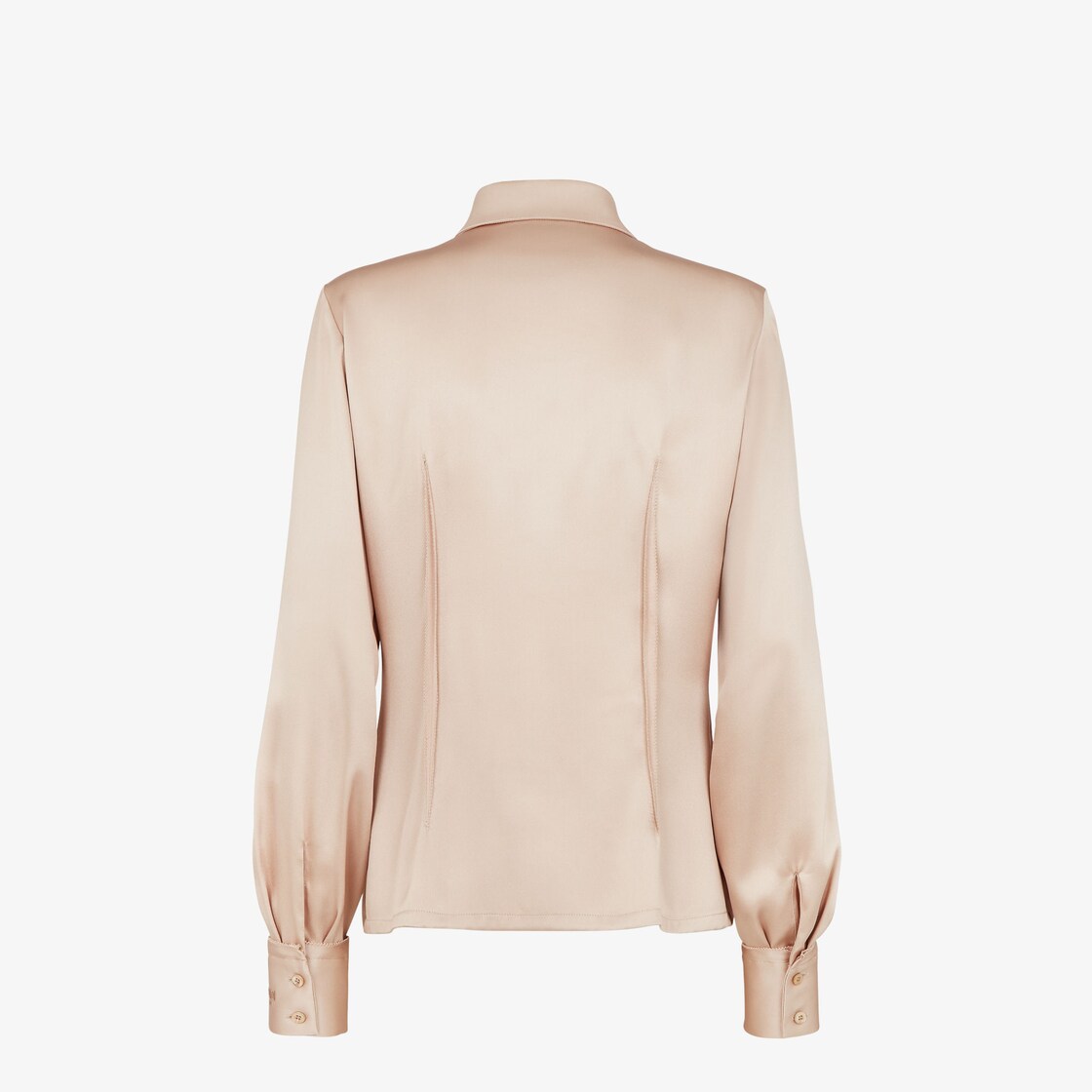 Shirt Champagne-coloured silk shirt Gold - Image 3/5