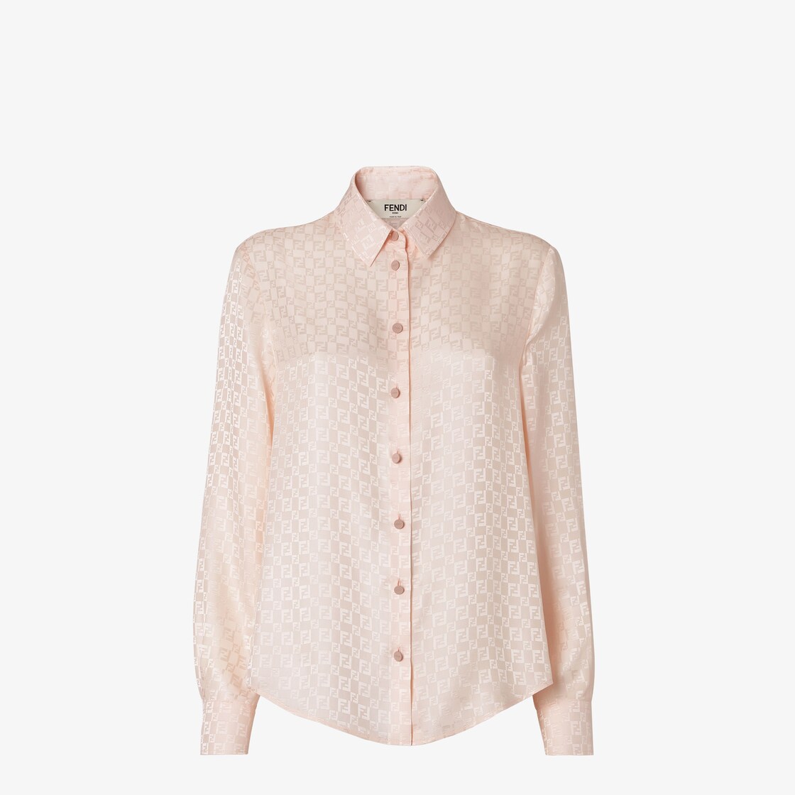 Shirt Pink FF silk shirt Pink - Image 1/4