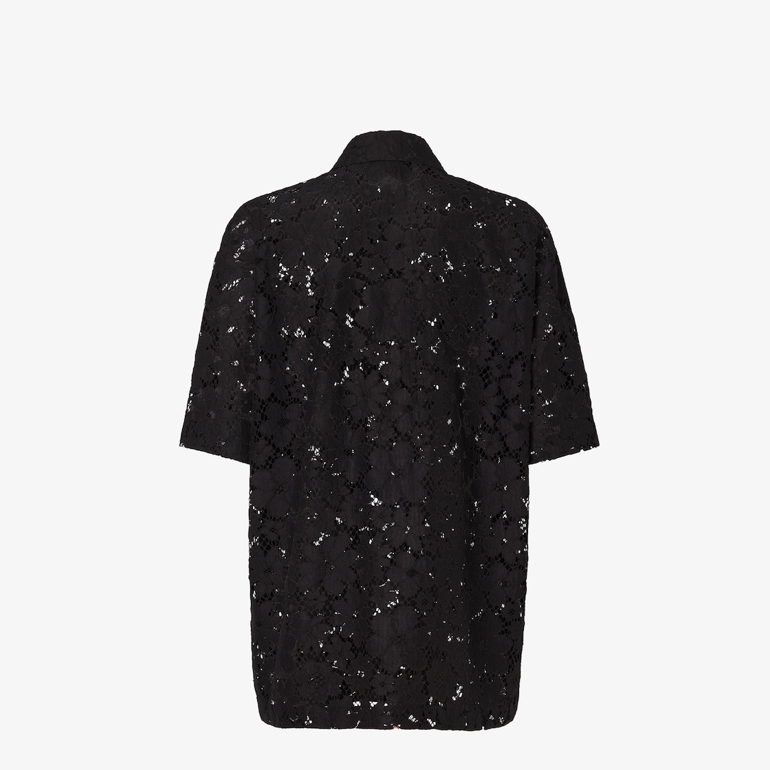 Polo shirt Black lace polo shirt Black - Image 2/4
