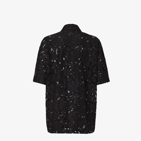 Fendi Oversize polo-shirt with classic collar and button fastening | Thumbnail 2