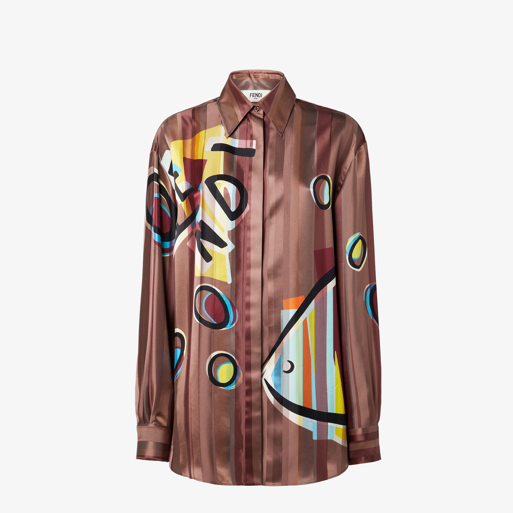 Shirt - Brown | FENDI US