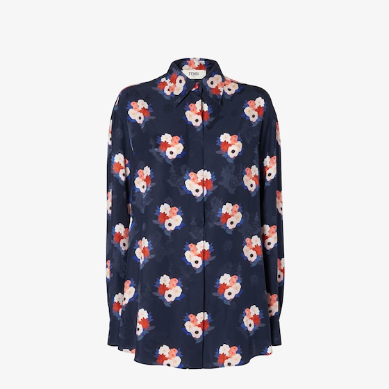 Fendi Shirt In Blue
