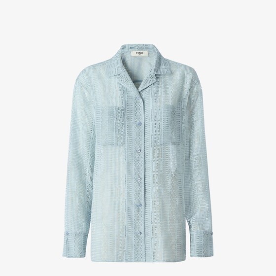Fendi Shirt In Blue