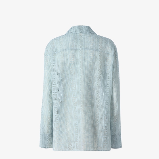 Fendi Long-sleeved shirt with bowling collar and patch pockets | Thumbnail 2