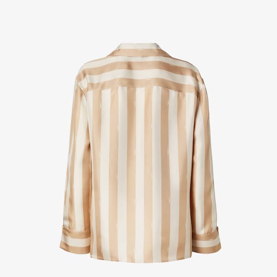 Fendi Long-sleeved shirt with bowling collar and patch pockets | Thumbnail 2