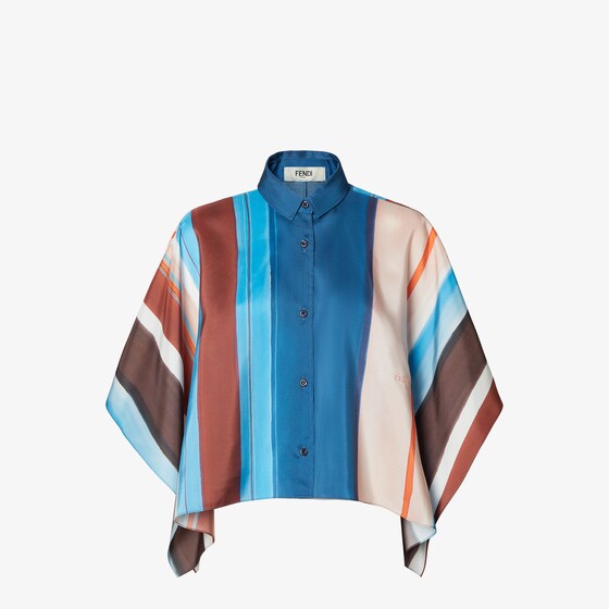 Fendi Shirt In Blue