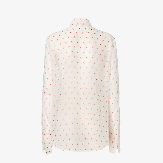 Fendi Regular-fit long-sleeved shirt with a small heart motif | Thumbnail 2
