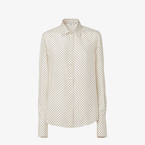Fendi Shirt In Beige