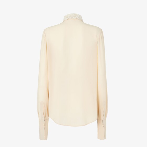 Fendi The lightweight georgette of this slim-fit shirt is | Thumbnail 2