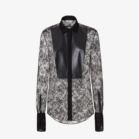 Fendi Shirt In Black