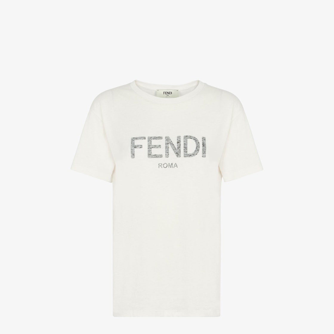 FENDI ROMA LOGO T-SHIRT WHITE