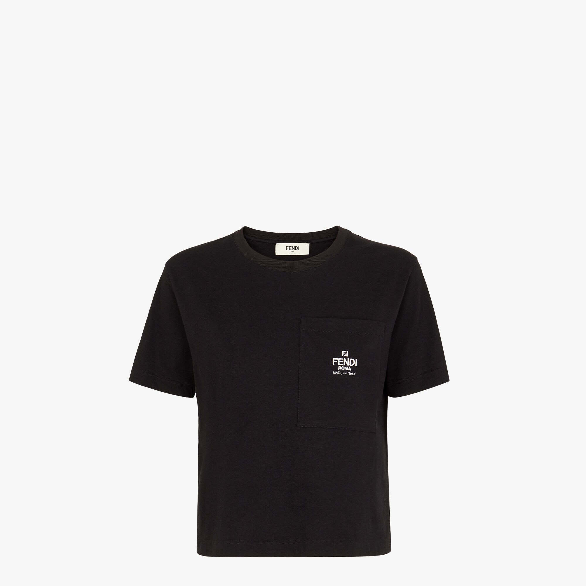 T Shirt Black jersey T shirt Fendi