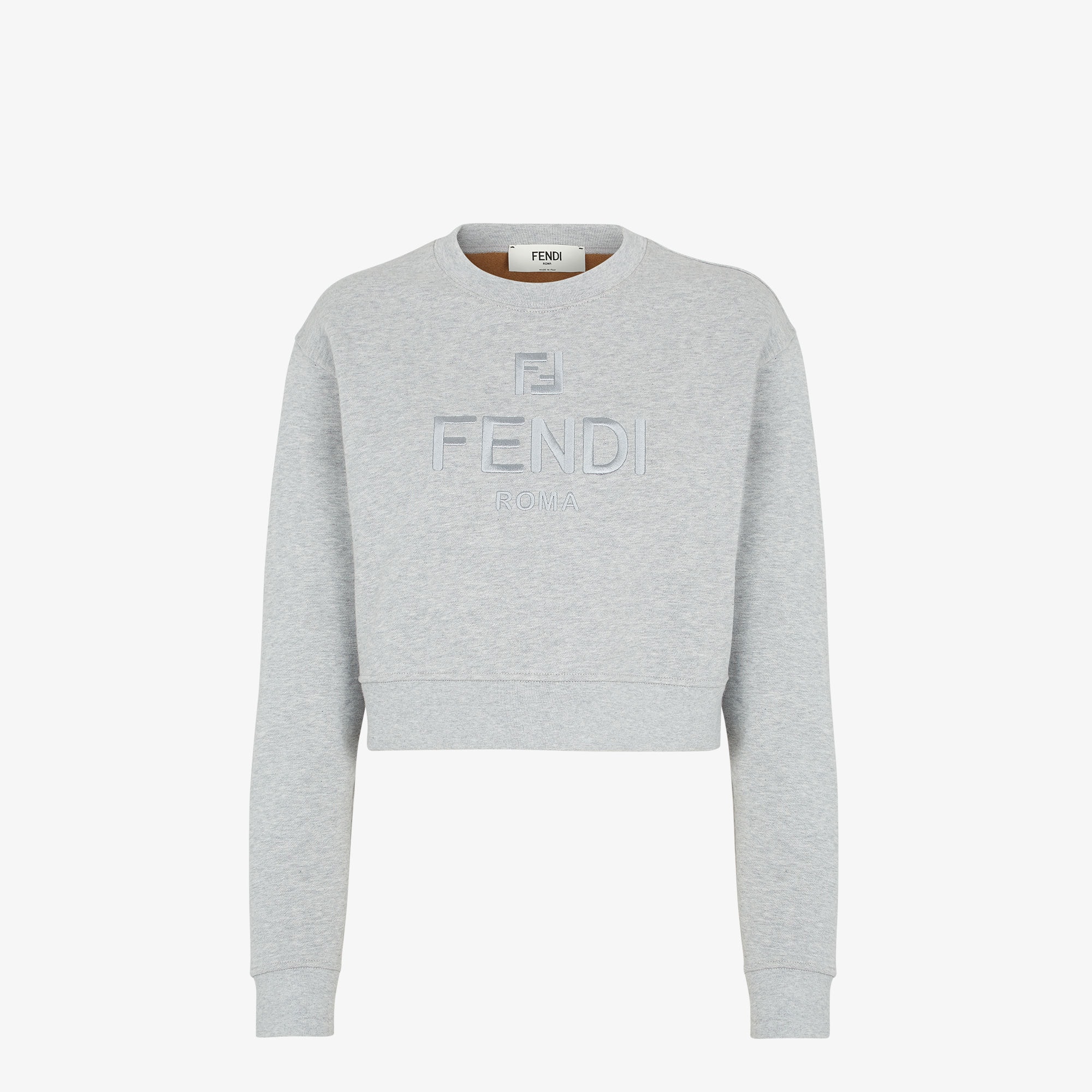 Sweatshirt Cotton Grey Fendi