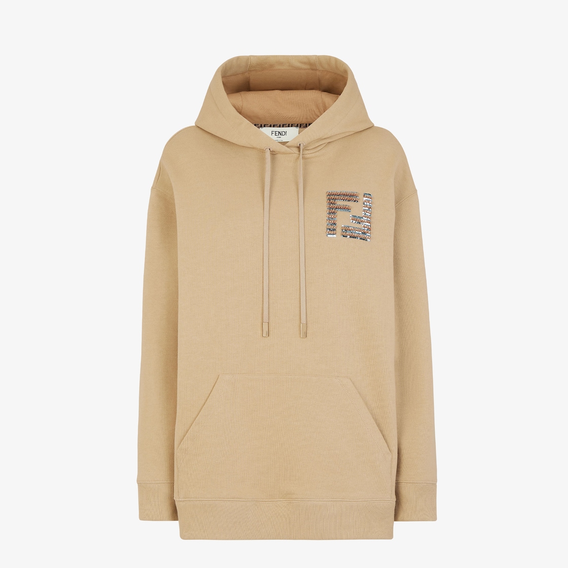 Sweatshirt Cotton Beige Fendi