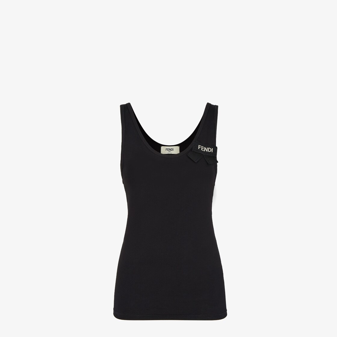 Top Black jersey top Black - Image 1/3