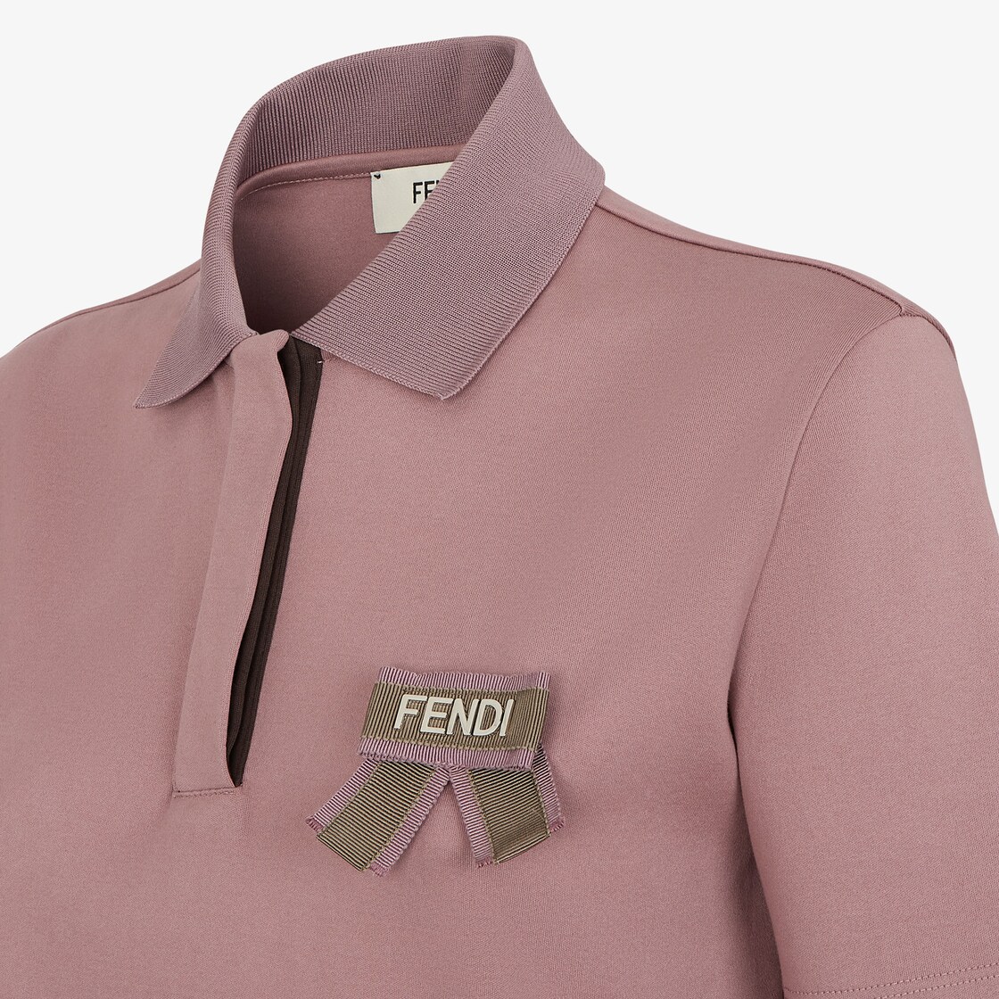 Polo shirt Mauve pink jersey jumper Pink - Image 4/5