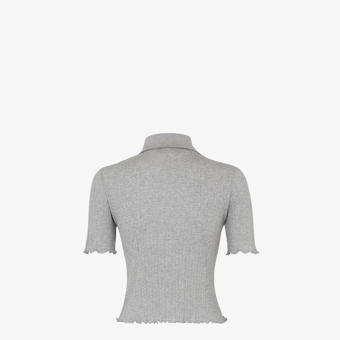 Polo shirt Gray jersey polo shirt Gray - Image 2/3