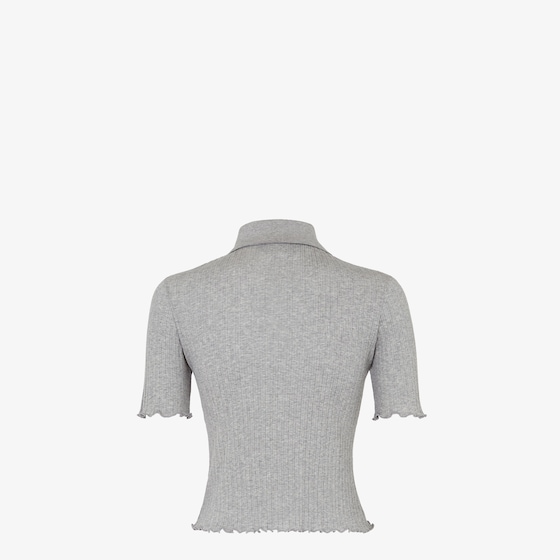 Fendi Short-sleeved cropped polo shirt | Thumbnail 2