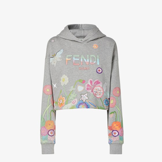 Fendi Fantastic  Future Sweatshirt In Gray