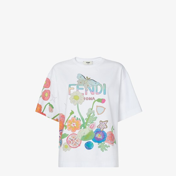 Fendi Fantastic  Future T-shirt In White