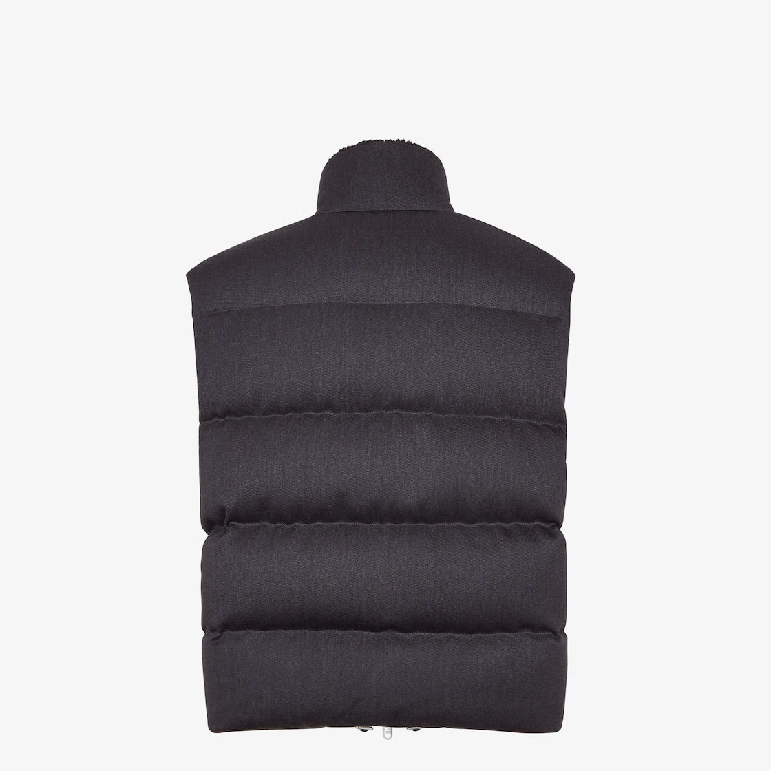 Vest Black wool twill gilet Black - Image 2/4