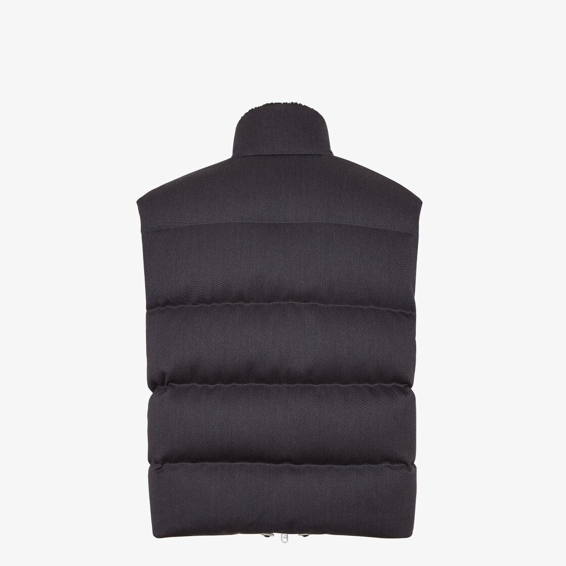 Vest Black wool twill gilet Black - Image 2/4