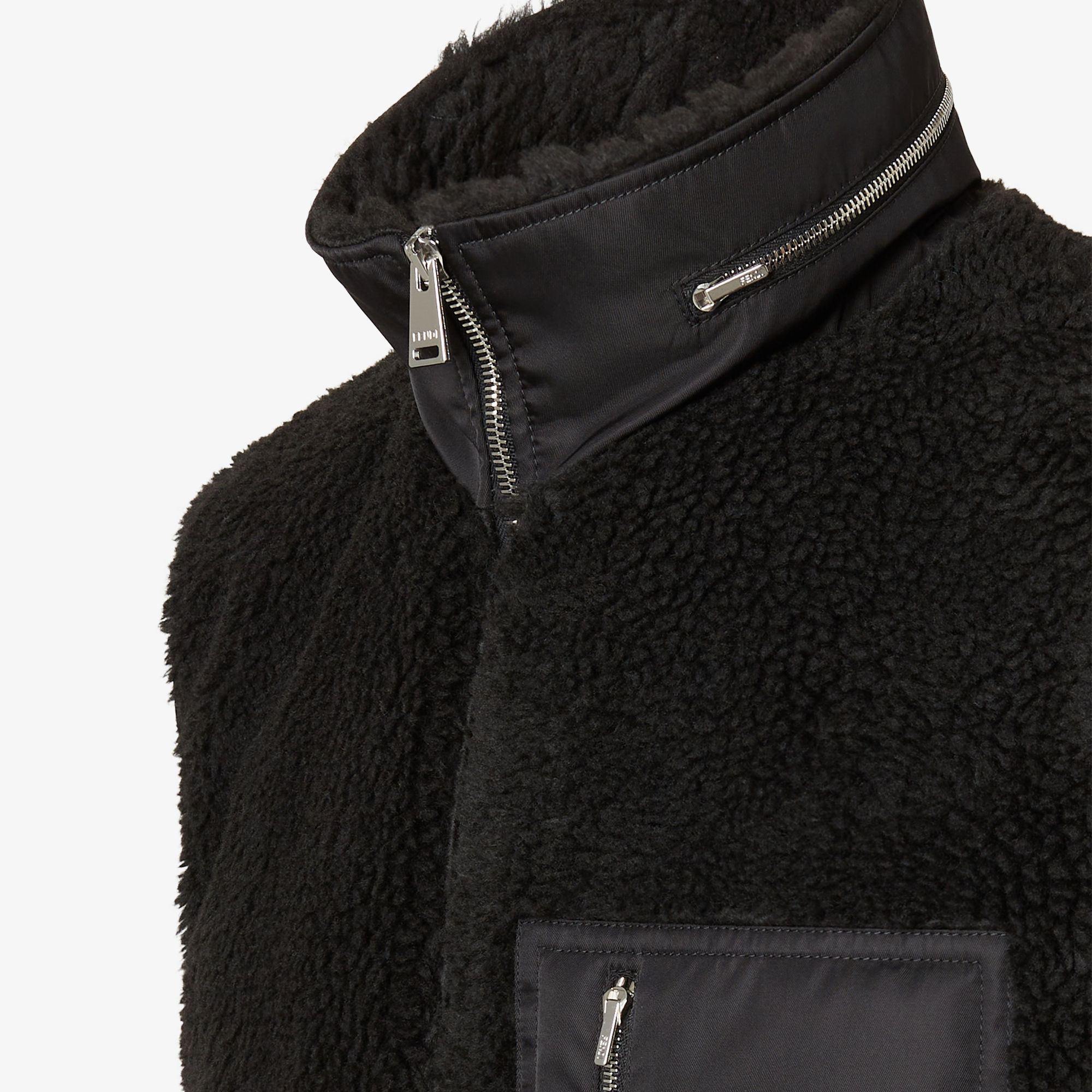 ジレ ファブリック ブラック | Fendi